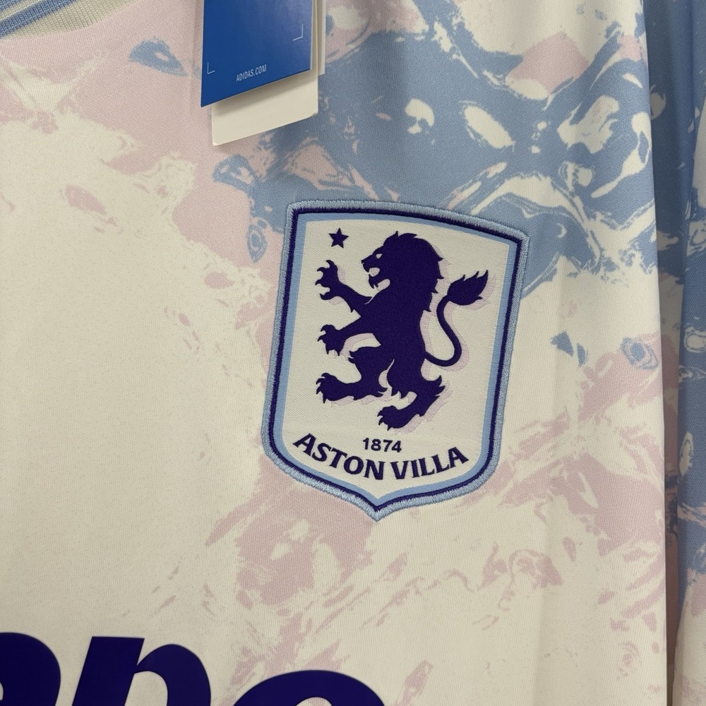 Adidas 2025/26 Aston Villa Third Soccer Jersey Mens Size 3XL NWT KA0859 - Picture 4 of 9